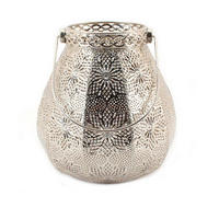LJUSLYKTA - silver, Klassisk, metall/glas (21/22,5cm) - Ambia Home