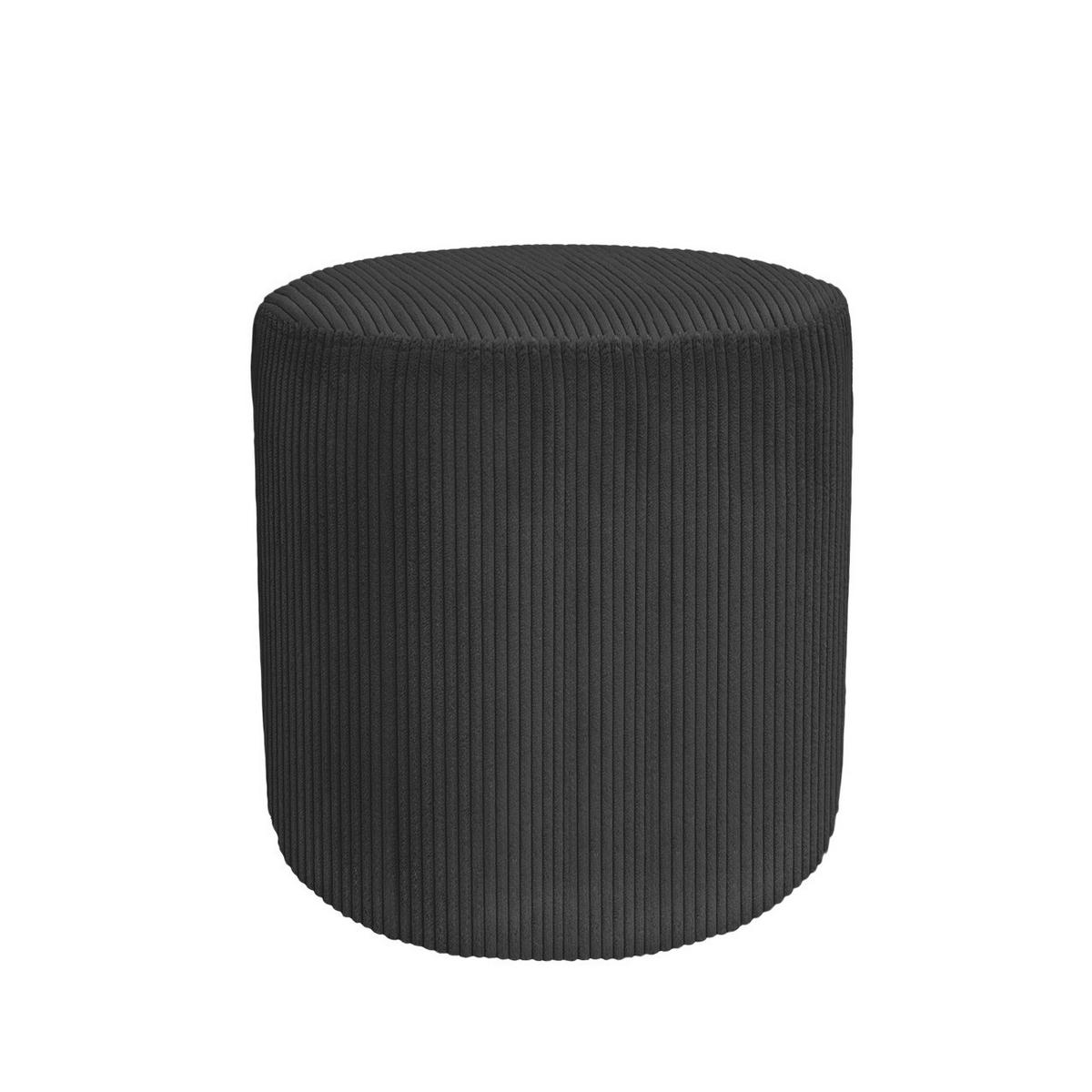 TABURE tekstil  tamno siva        - tamno siva/crna, Moderno, tekstil (38/38cm)