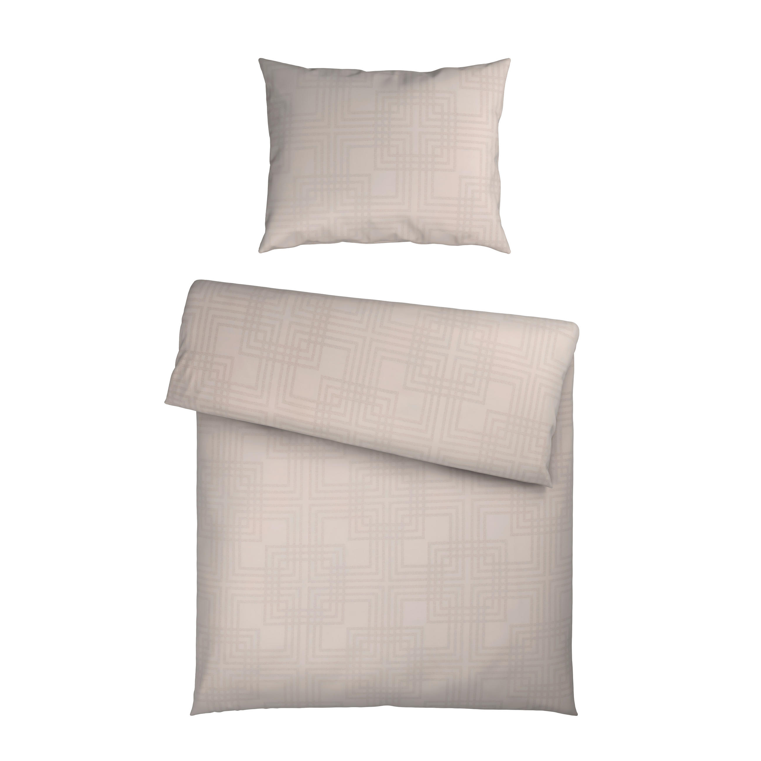 BETTWÄSCHE 3-teilig Satin 140/200 cm  - Beige, Basics, Textil (140/200cm) - Fleuresse