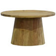 COUCHTISCH Akazie vollmassiv 66/66/38 cm rund Akaziefarben  - Akaziefarben, Design, Holz (66/66/38cm) - Carryhome