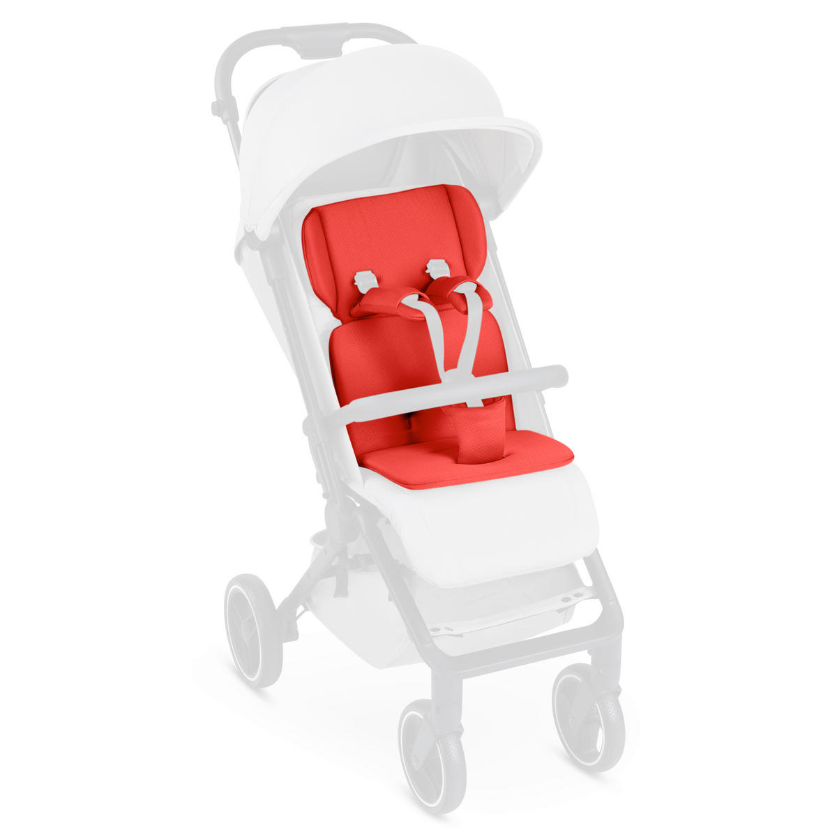KINDERWAGENEINLAGE Einlagen-Set Buggy  - Orange, Basics, Textil (31,5/27/6,5cm) - ABC Design