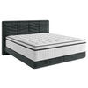 BOXSPRINGBETT 180/200 cm  in Schwarz  - Schwarz, Konventionell, Kunststoff/Textil (180/200cm) - Carryhome