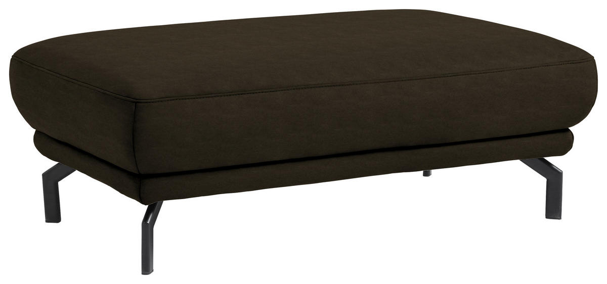HOCKER in Textil Grün  - Schwarz/Grün, Design, Textil/Metall (127/46/72cm) - Dieter Knoll