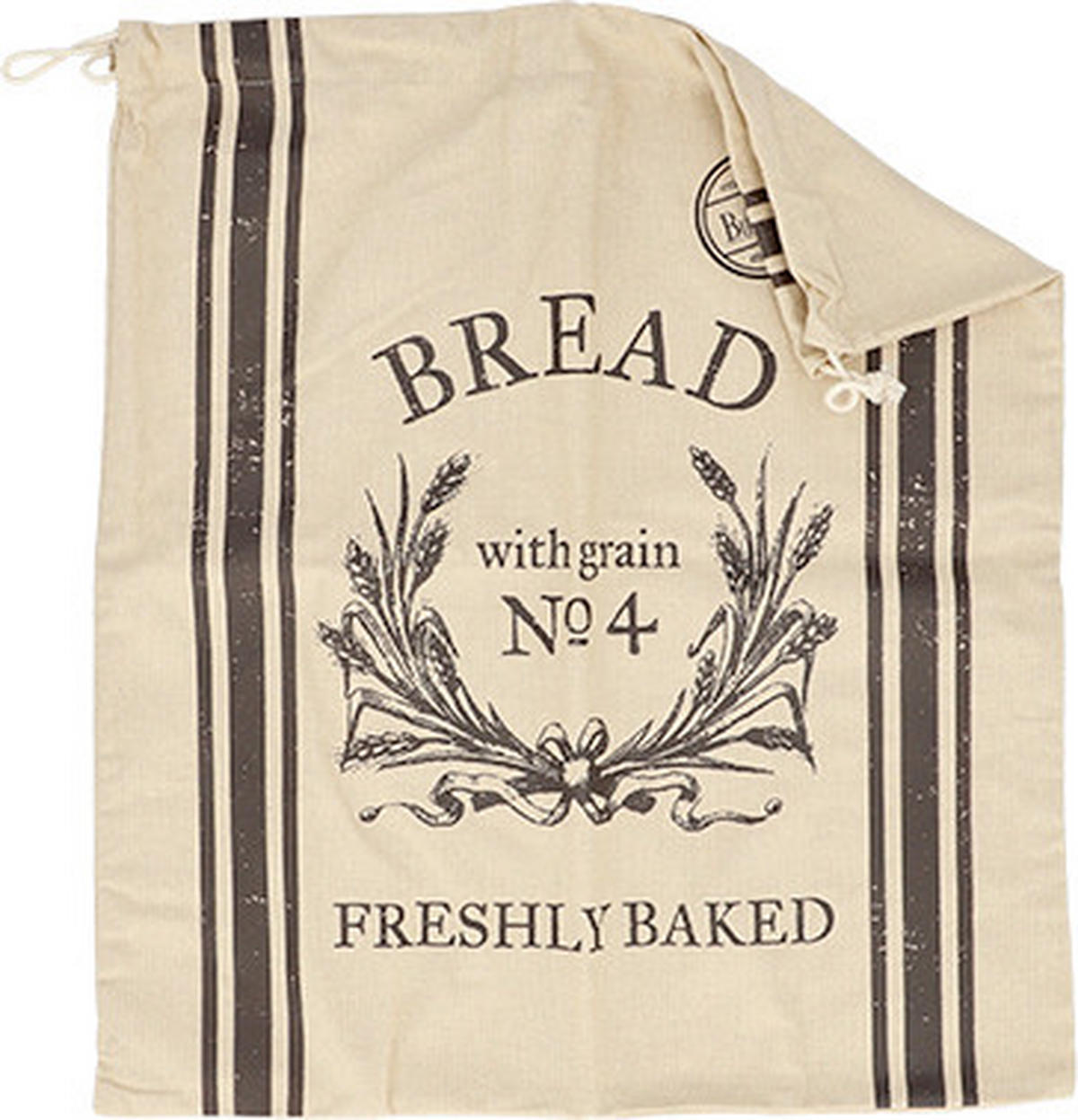 BROTBACK-SET Laib&Seele  - Hellbraun/Silberfarben, KONVENTIONELL, Holz/Textil - Birkmann