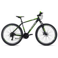 MOUNTAINBIKE 27,5 Zoll  - Schwarz/Grün, Basics, Metall (139/76/21cm) - KS Cycling