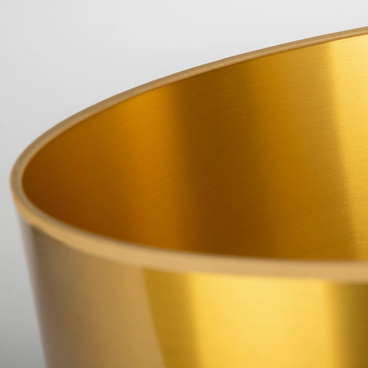 LEUCHTENSCHIRM Gold 50/25 cm  - Goldfarben, Basics, Textil/Metall (50/25cm)