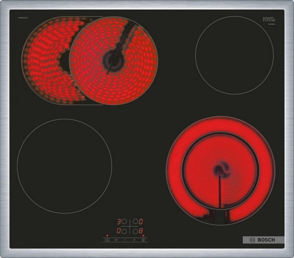 PLOČA ZA KUVANJE - Dizajnerski, metal/keramika (5,1/58,3/51,3cm) - Bosch