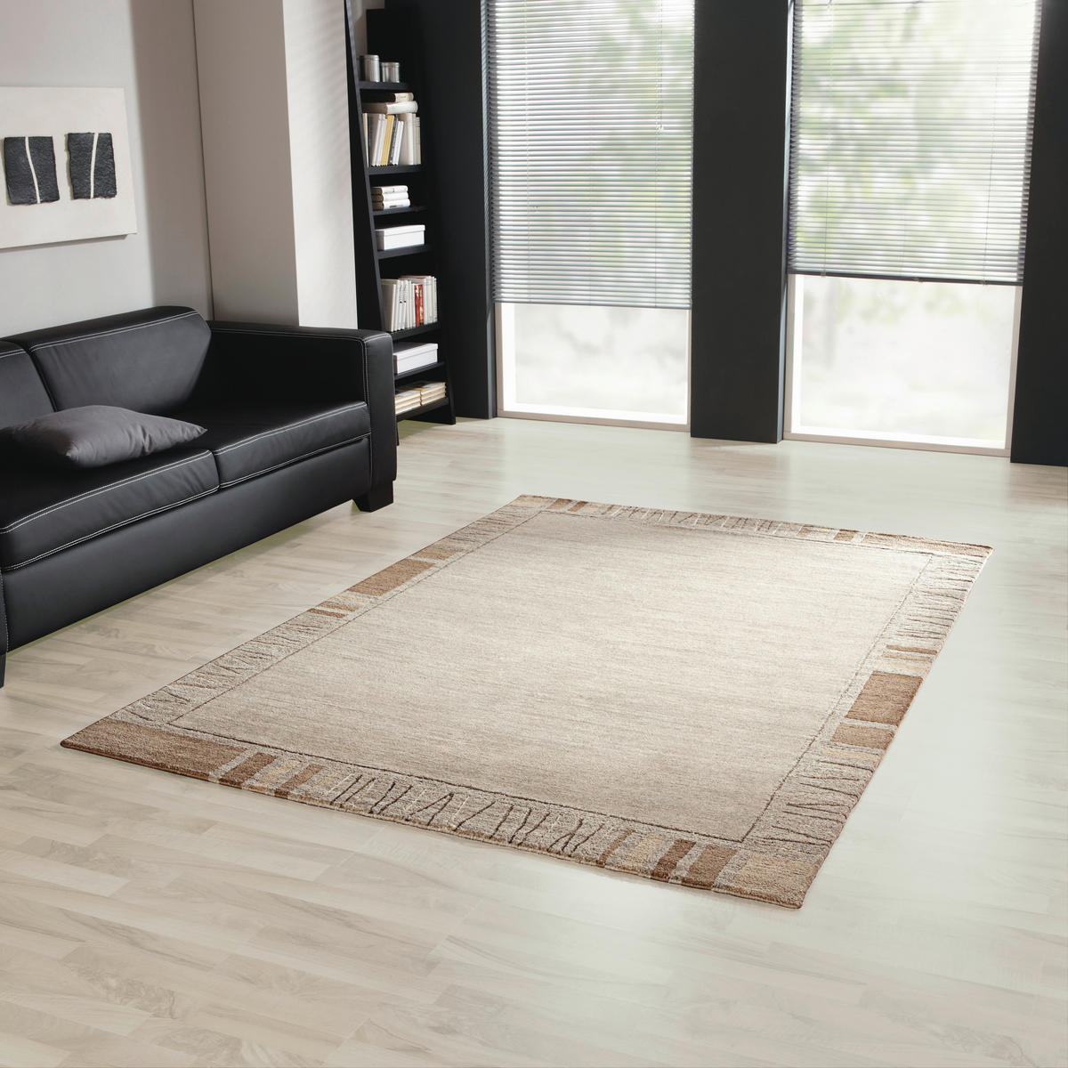 ORIENTTEPPICH 90/160 cm Sena Silk Mata Naturfarben  - Naturfarben, Basics, Textil (90/160cm) - Cazaris