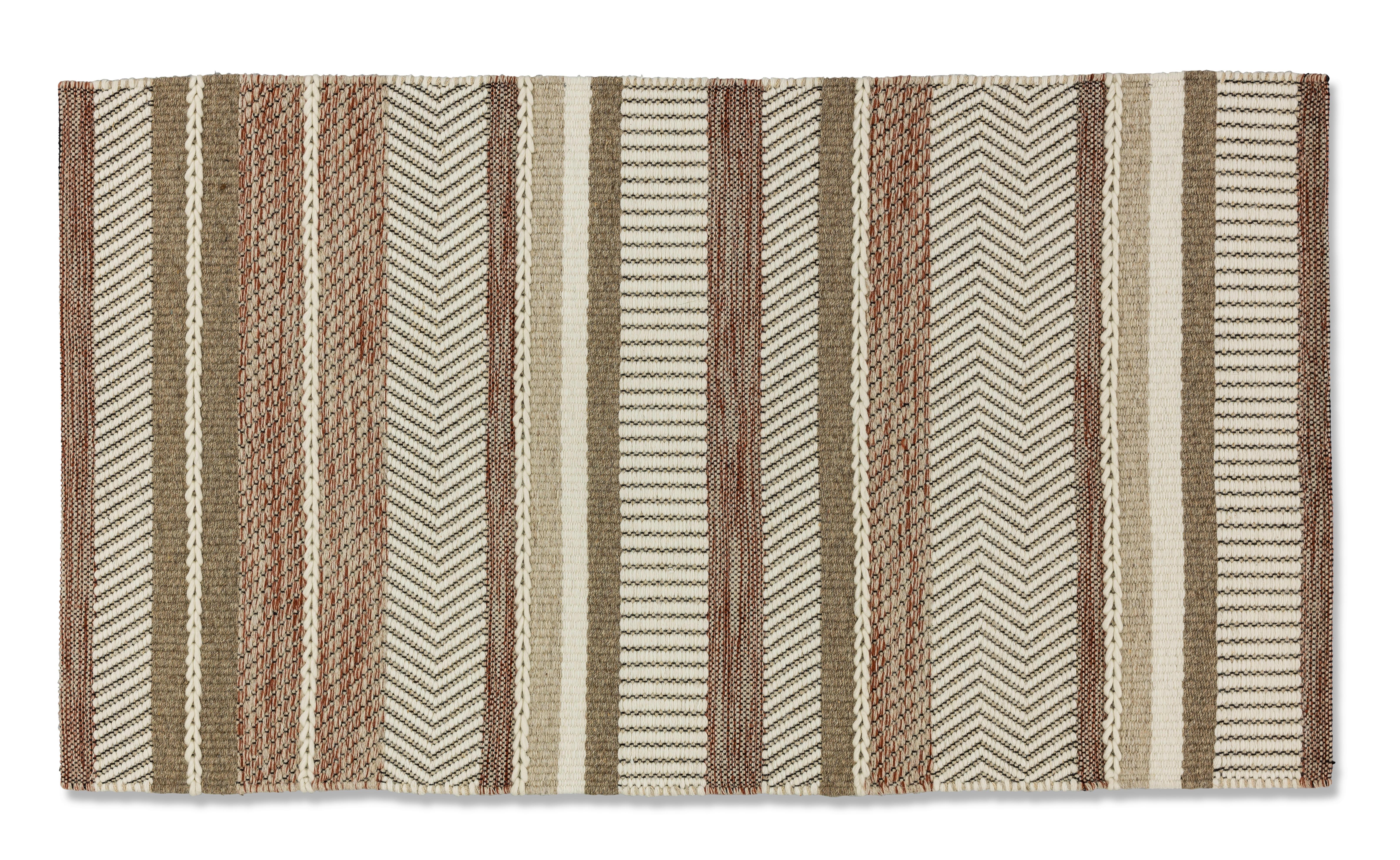 WEBTEPPICH CARMEN 90/160 cm Carmen  - Beige/Braun, Basics, Textil (90/160cm) - Linea Natura