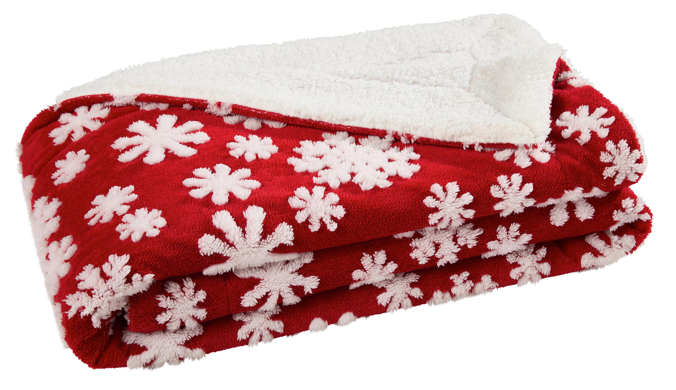 WOHNDECKE 150/200 cm  - Rot, Textil (150/200cm) - X-Mas