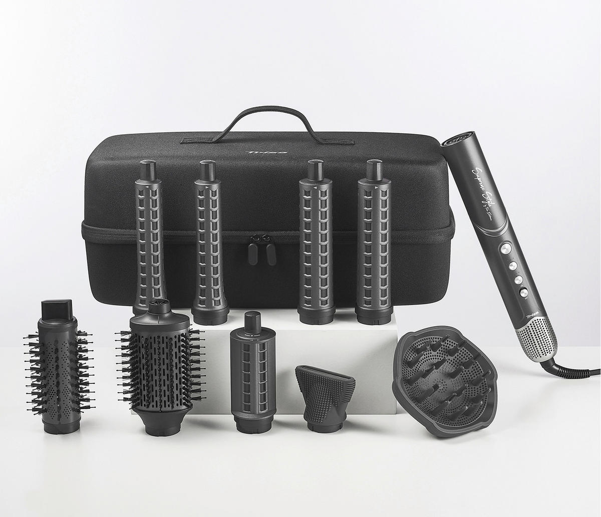 HAARTROCKNER Multistyler  - Schwarz, Basics, Kunststoff (21/22/46cm) - Trisa Electronics