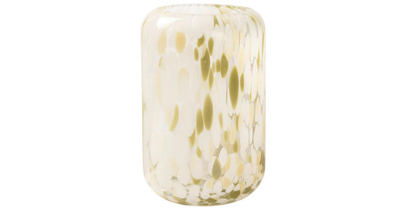 VASE 20.5 cm - Beige/Grün, Basics, Glas (13/20,5cm) - Ambia Home