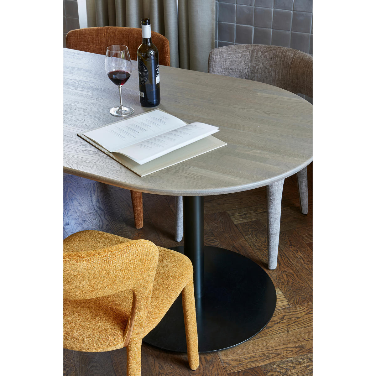 TISCHGESTELL in Metall   - Schwarz, MODERN, Metall (64/73/64cm) - Livetastic