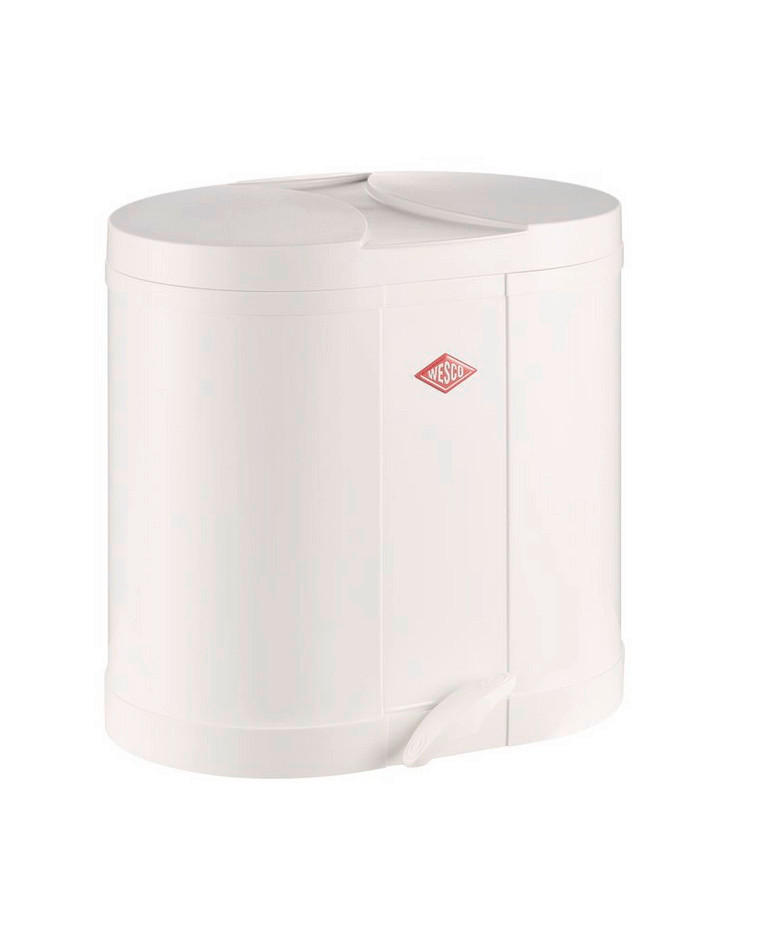 ABFALLSAMMLER ÖKOSAMMLER 170 2X15 L  - Weiß, KONVENTIONELL, Kunststoff/Metall (45/43/36cm) - Wesco
