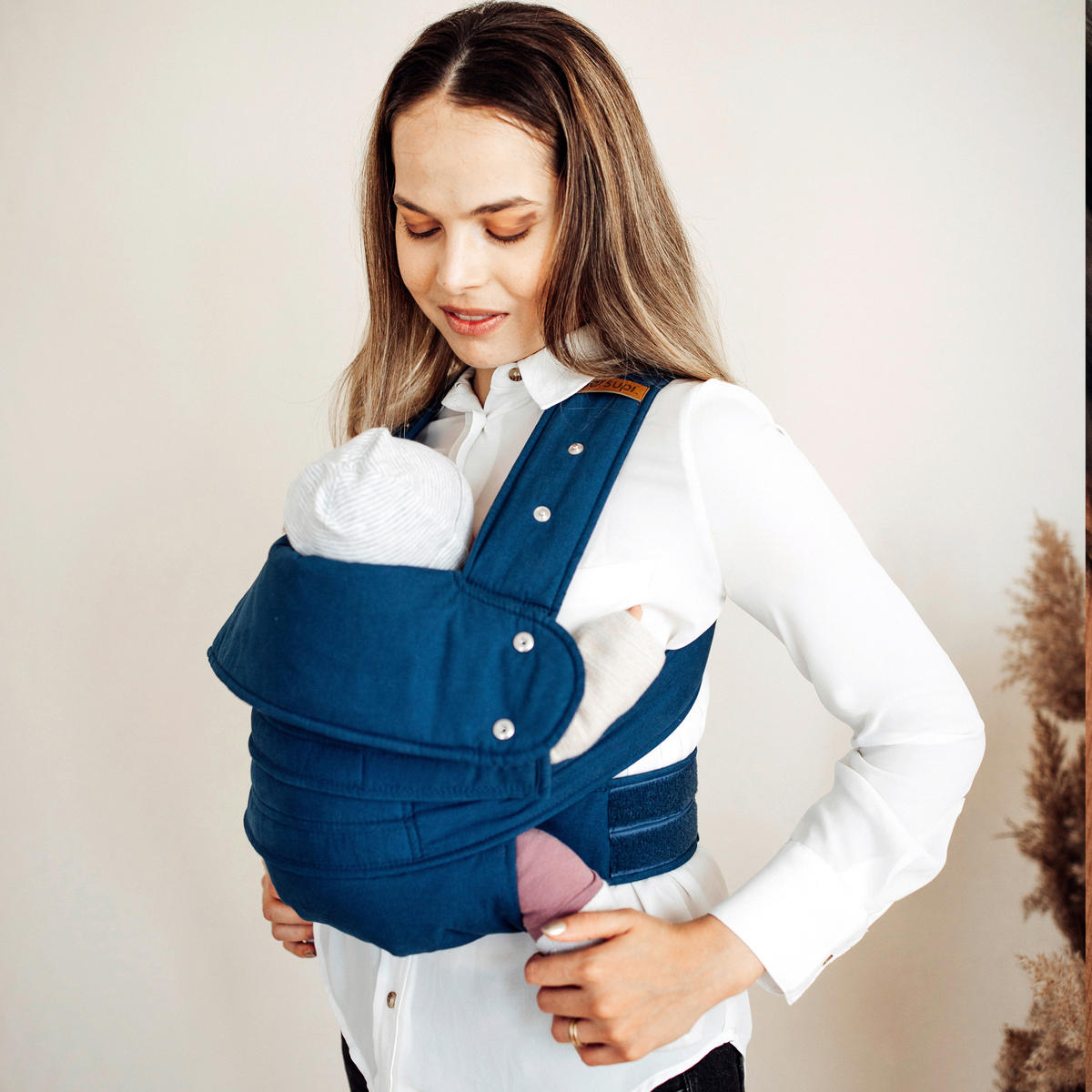 BABYTRAGE Marsupi Classic 2.0  - Blau, Basics, Textil (XLnull) - Wickelkinder Manduca