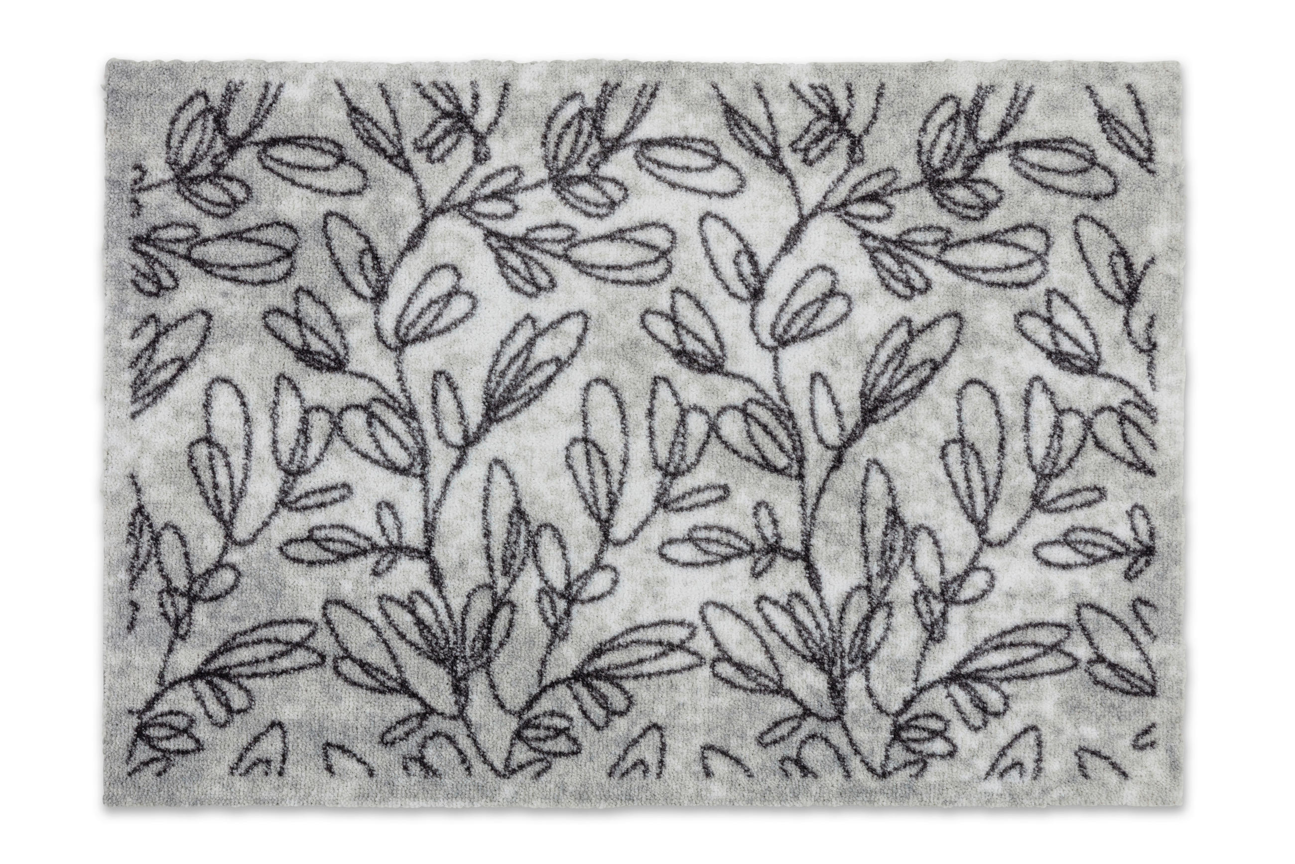 FUßMATTE  50/70 cm  Hellgrau  - Hellgrau, Basics, Kunststoff/Textil (50/70cm) - Astra