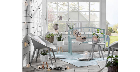 OUTDOORTEPPICH Ibiza - Weiß/Grau, Trend, Textil (120/180cm) - Boxxx