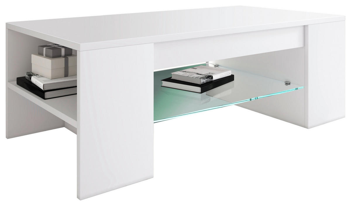 SOFFBORD i trämaterial 100/50/35 cm  - vit, Modern, trämaterial (100/50/35cm) - MID.YOU