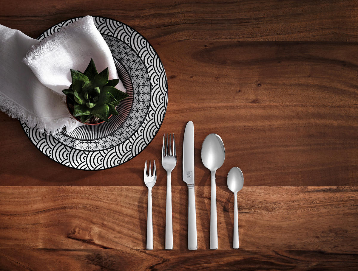 BESTECKSET King 30-teilig Edelstahl  - Silberfarben, Basics, Metall - Zwilling