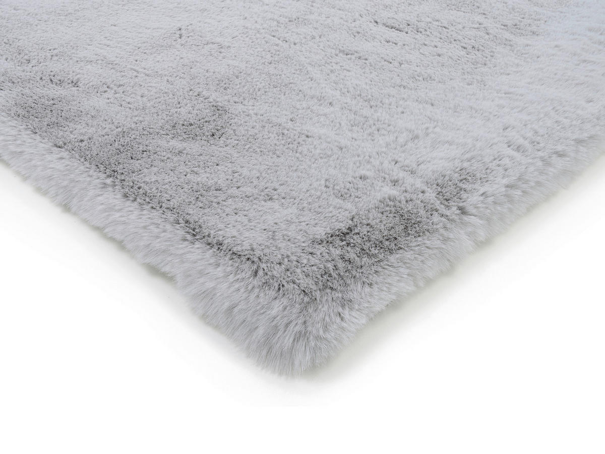 HOCHFLORTEPPICH 67/130 cm Silky Haven Grau  - Grau, Basics, Textil (67/130cm) - Novel
