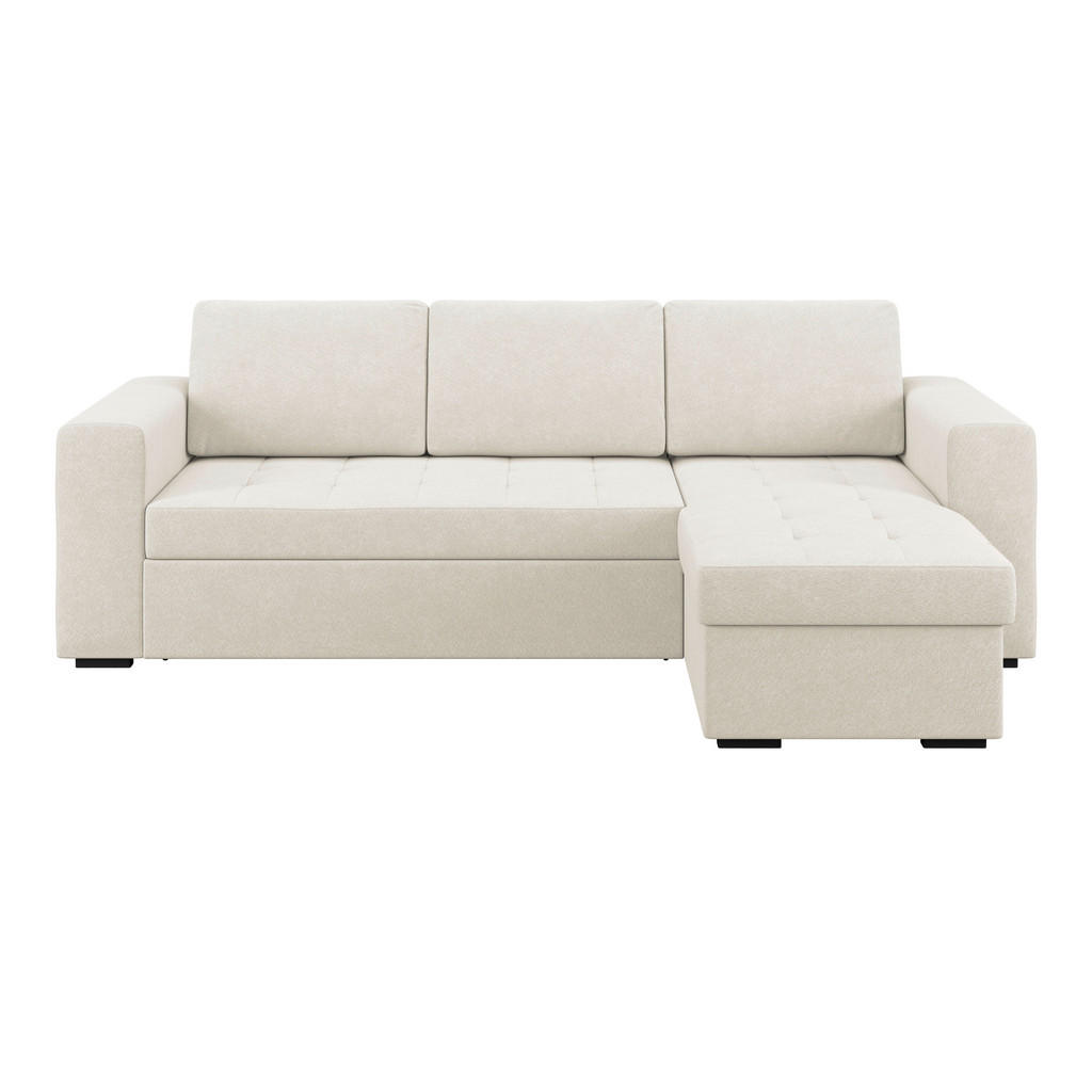 Ecksofa Jan Creme S: 247x155 cm