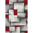 WEBTEPPICH - Rot/Weiß, KONVENTIONELL, Textil (80/150cm) - Novel WEBTEPPICH - Rot/Weiß, KONVENTIONELL, Textil (80/150cm) - Novel