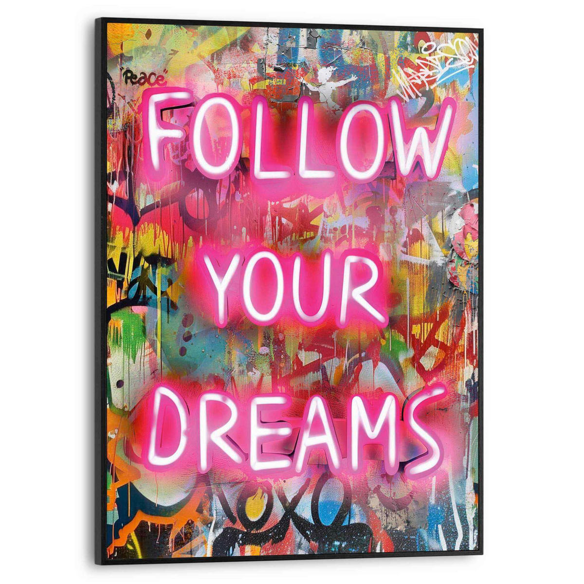 BILD 30/40 cm  - Rosa, Trend, Holzwerkstoff (30/40cm) - Reinders!