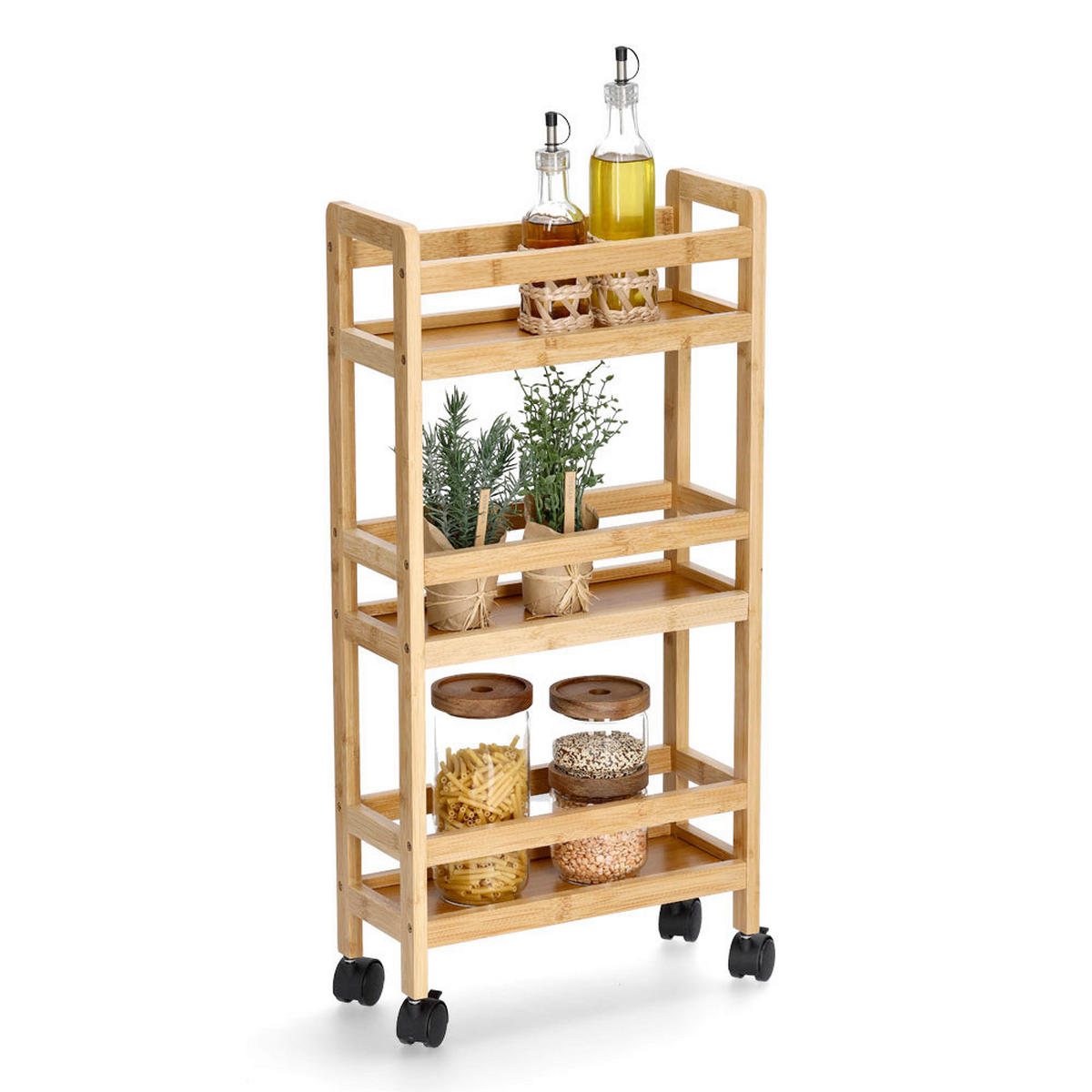 BEISTELLREGAL 36/15,5/74 cm  - Naturfarben, Basics, Holz/Holzwerkstoff (36/15,5/74cm) - Zeller Present