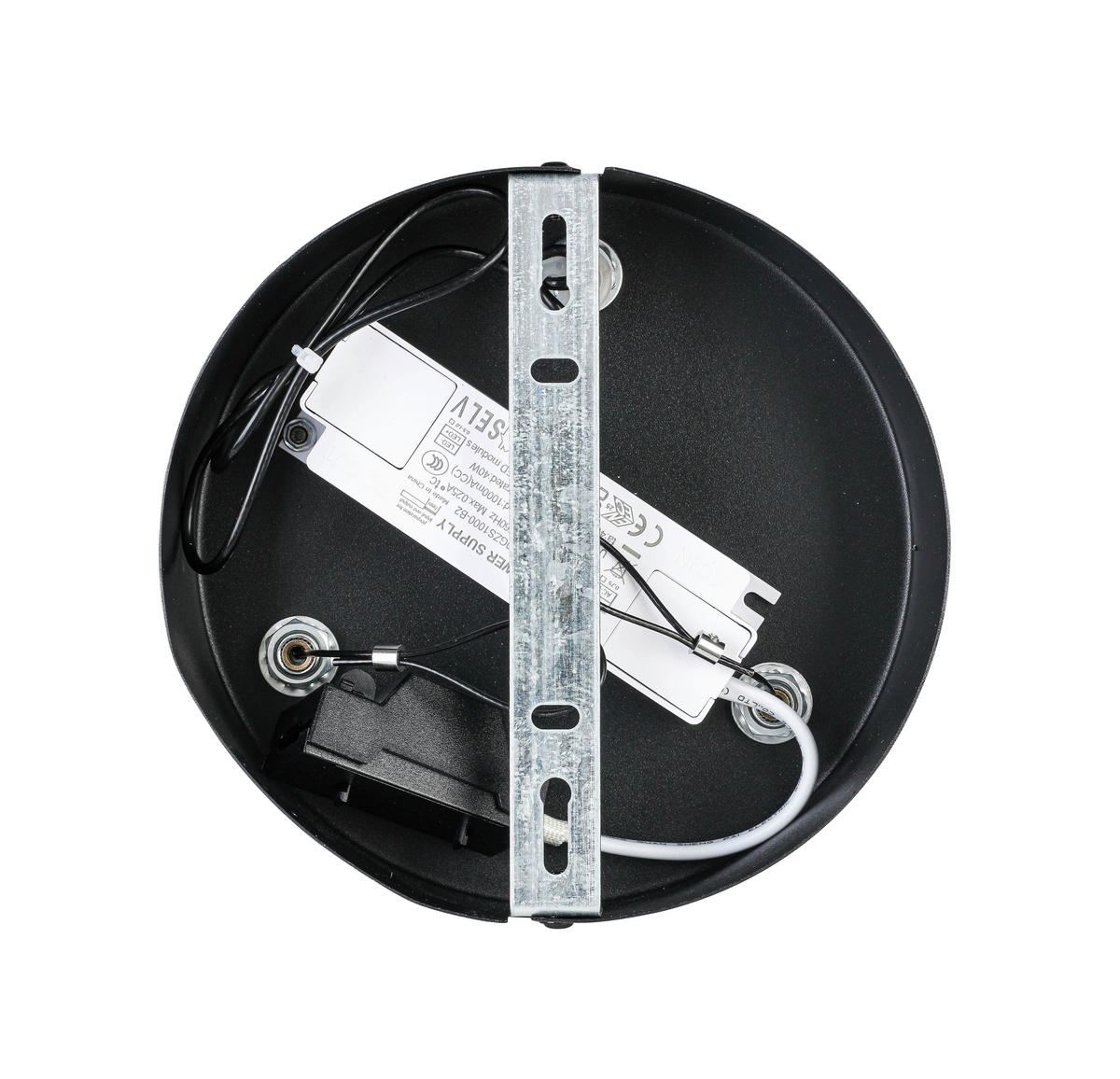 HÄNGELEUCHTE 41,5/120 cm   - Schwarz, Trend, Kunststoff/Metall (41,5/120cm) - Collet's Monde