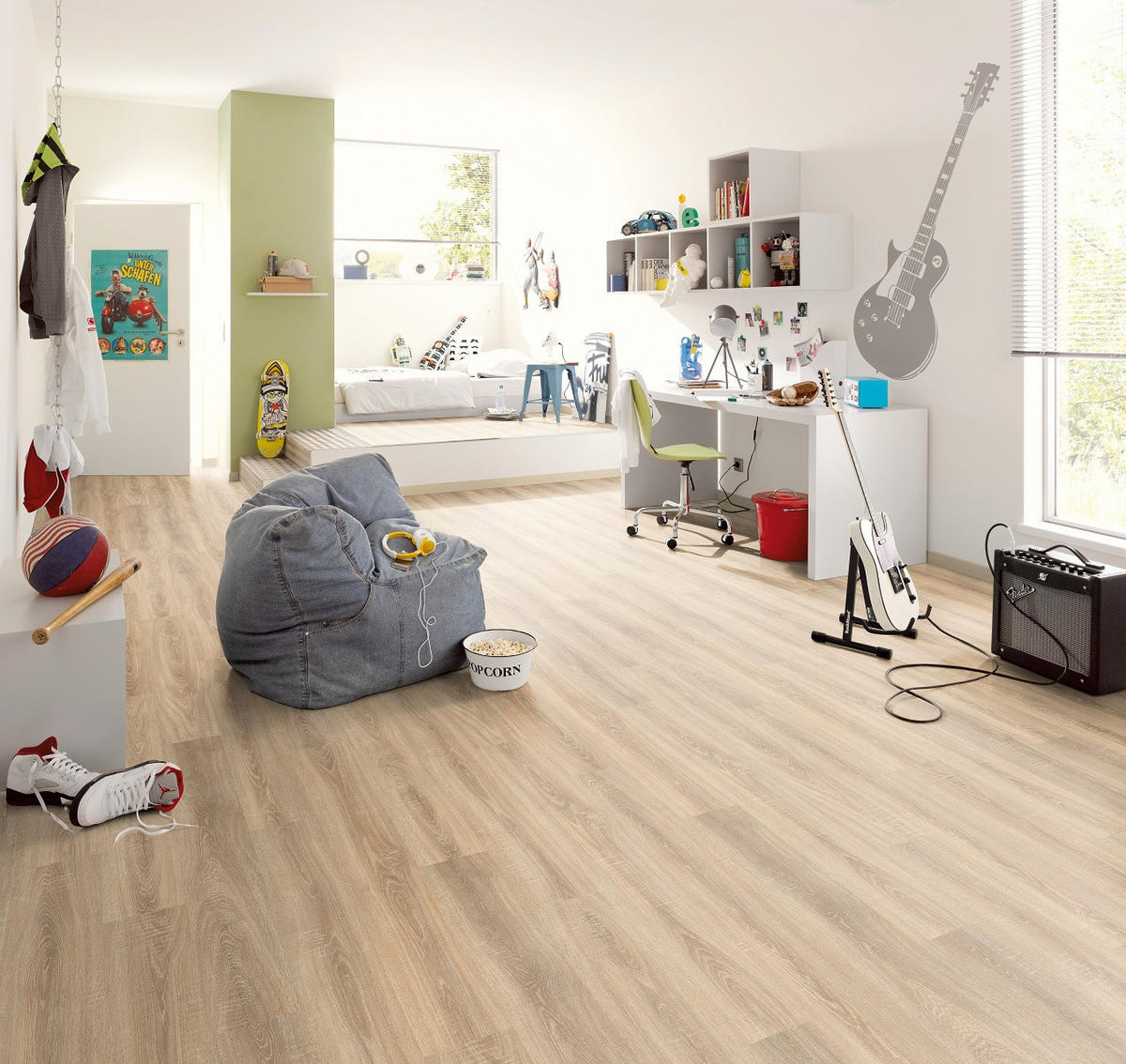 LAMINATBODEN Kelabo Eiche  per  m² - Eichefarben, KONVENTIONELL, Holzwerkstoff (129.2/19.3/0.7cm) - Venda