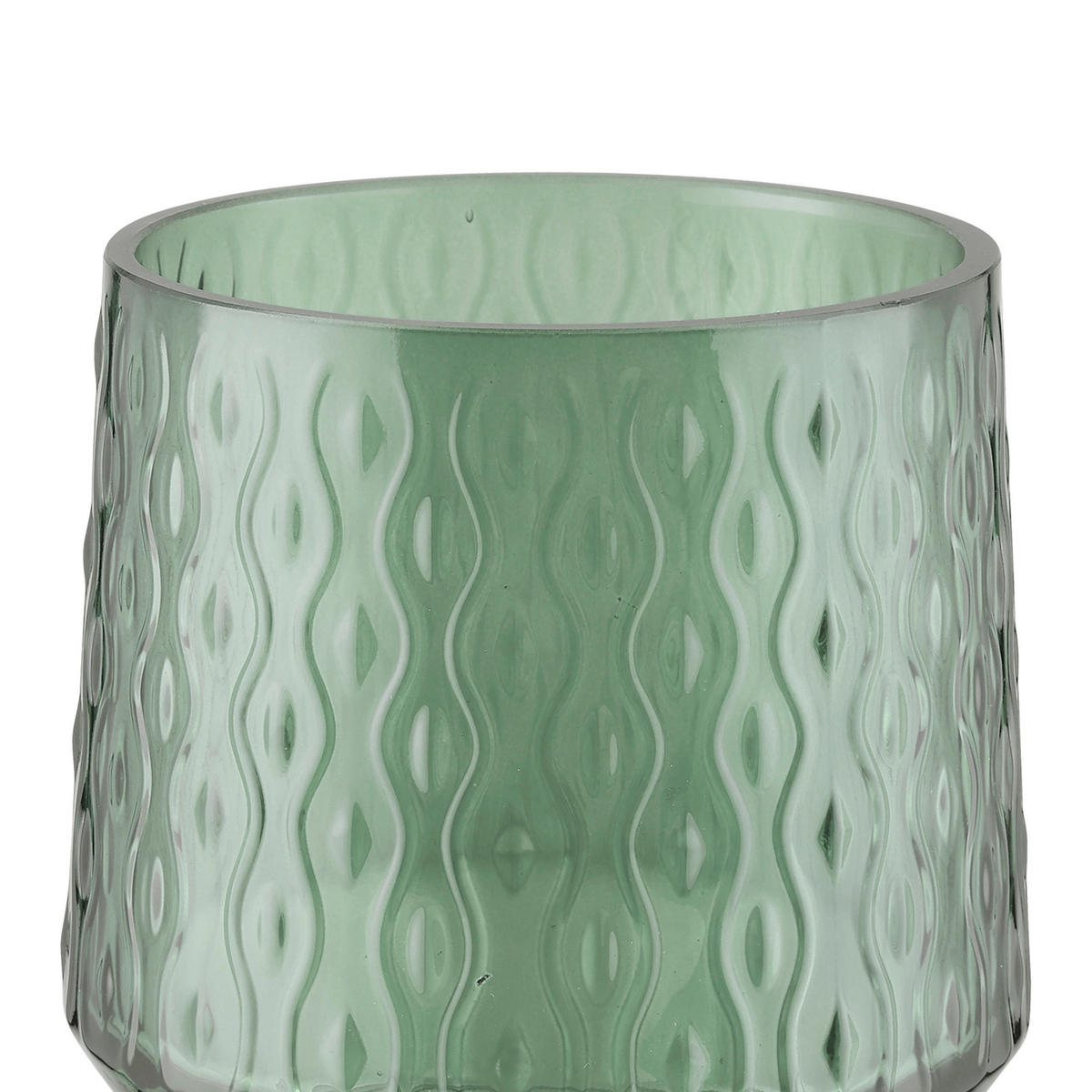 WINDLICHT - Grün, LIFESTYLE, Glas (14,3/14,3cm)