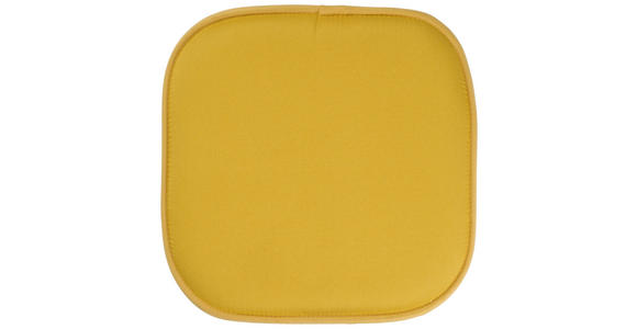 SITZKISSEN  40/40 cm   - Goldfarben, Textil (40/40cm) - Novel