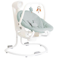 SCHAUKELWIPPE Serina 2in1  - Türkis/Weiß, Basics, Textil/Metall (69/83/85cm) - Joie