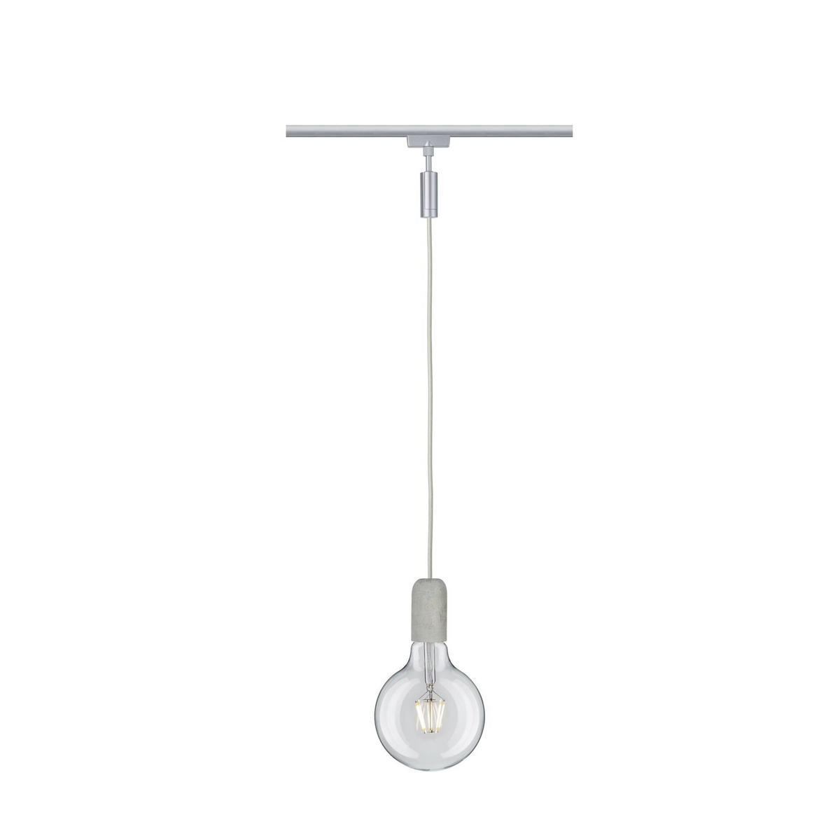 SCHIENENSYSTEM-ADAPTER 2,3/12,4 cm   - Chromfarben, Basics, Metall (2,3/12,4cm) - Paulmann