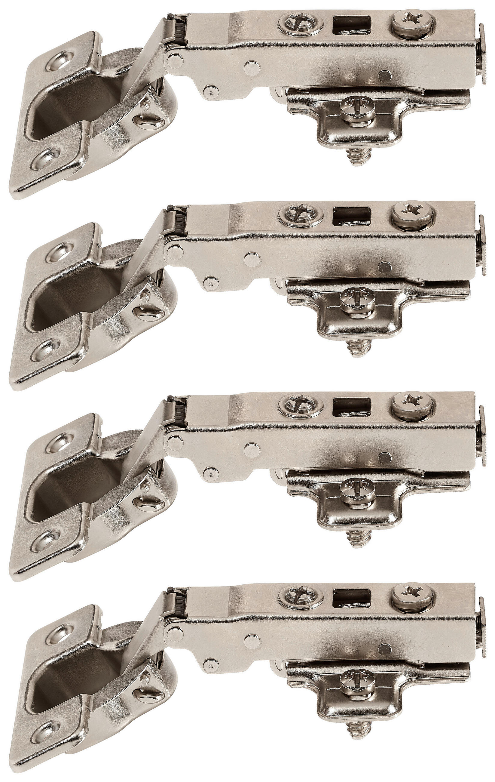 SCHARNIERSET   - Silberfarben, Metall - Hom`in