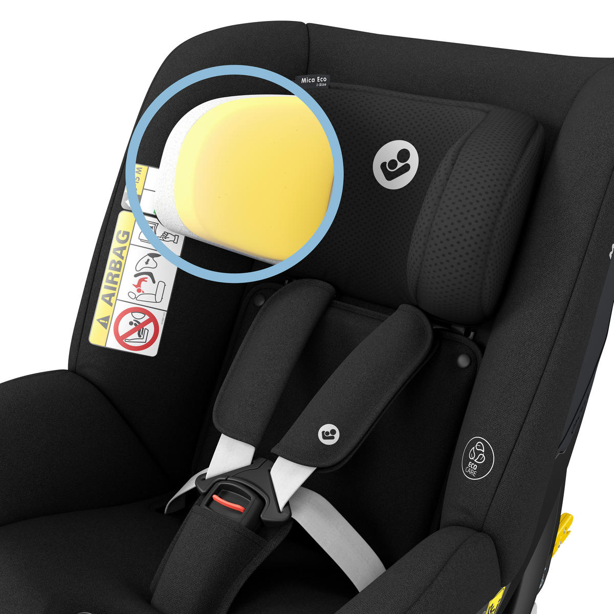 AUTO-SEDIŠTE ZA DECU  Mica Eco i-Size Authentic Black  - crna, Osnovno, tekstil/plastika - Maxi-Cosi