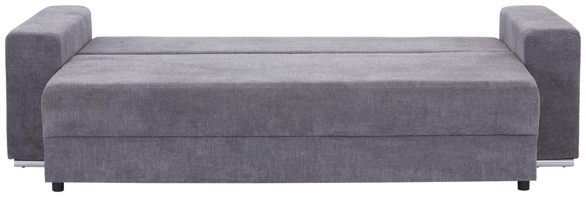 SCHLAFSOFA Flachgewebe Grau  - Grau, MODERN, Kunststoff/Textil (250/84/105cm) - MID.YOU