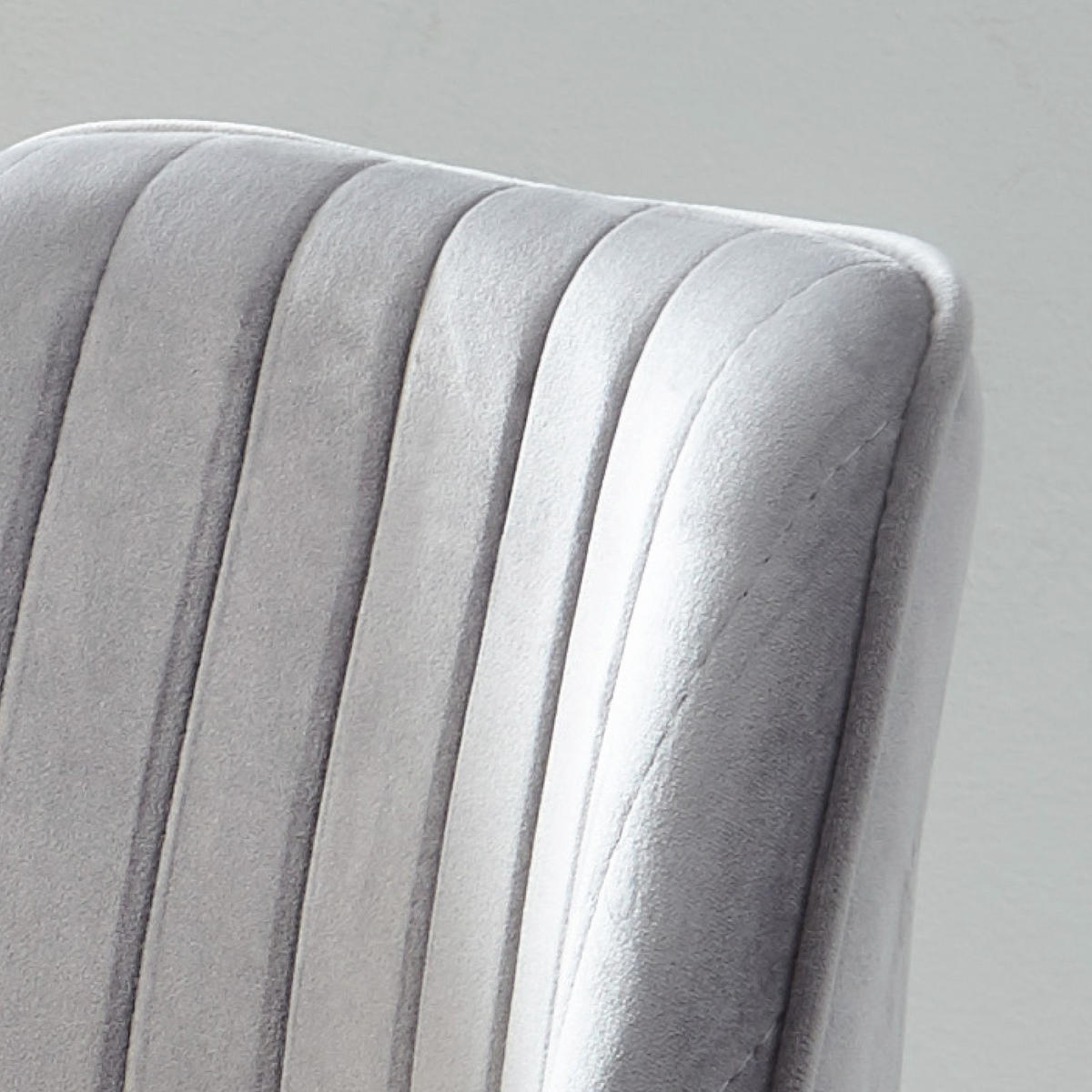 STUHL  in Samt  - Goldfarben, Konventionell (60/100/60cm) - MID.YOU