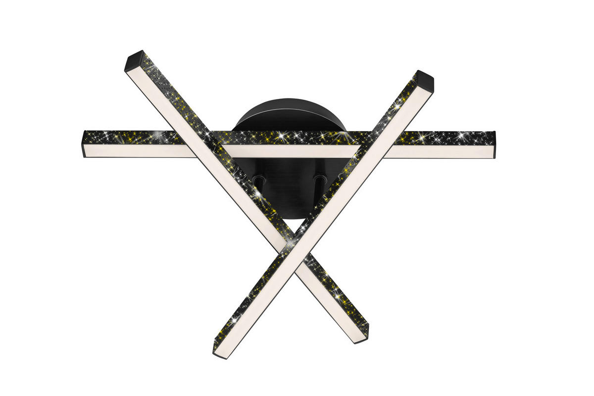 LED-TAKLAMPA 40/35,5/11,2 cm  - svart, Basics, metall (40/35,5/11,2cm)