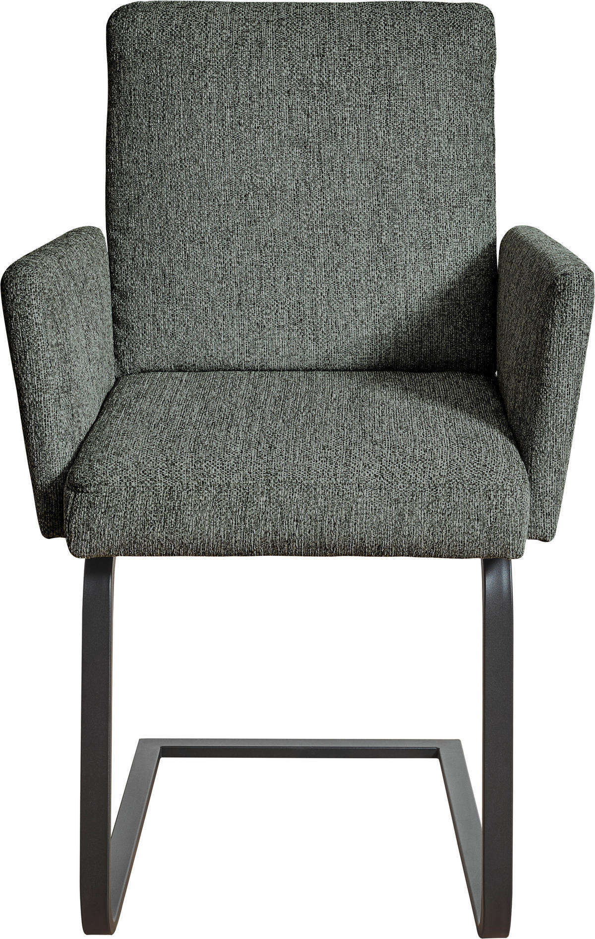 ARMLEHNSTUHL  in Stahl Chenille  - Blau/Schwarz, Design, Textil/Metall (60/92/60cm) - Dieter Knoll