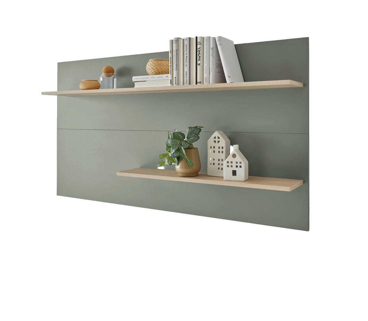  150/80/20 cm  - Eichefarben/Grün, Design, Holzwerkstoff (150/80/20cm) - Modante