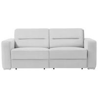 SCHLAFSOFA in Weiß  - Weiß, KONVENTIONELL, Textil/Metall (202/86/92cm) - Sedda