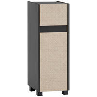 MIDISCHRANK 30,2/84,8/33 cm  - Beige/Anthrazit, MODERN, Holzwerkstoff/Kunststoff (30,2/84,8/33cm) - MID.YOU