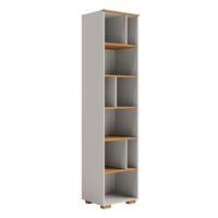 REGAL  50/212/42 cm Grau, Eichefarben  - Eichefarben/Grau, KONVENTIONELL, Holz/Holzwerkstoff (50/212/42cm) - Cantus