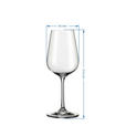 WEIßWEINGLAS LUCCA 360 ml  - Transparent, Basics, Glas (0,36l) - Novel