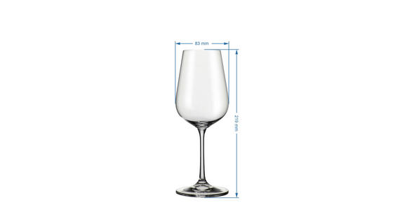 GLÄSERSET Lucca 6-teilig - Klar, Basics, Glas (0,36l) - Novel