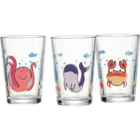 GLÄSERSET Unterwasserwelt  3-teilig  - Klar, KONVENTIONELL, Glas (205ml) - Ritzenhoff Breker