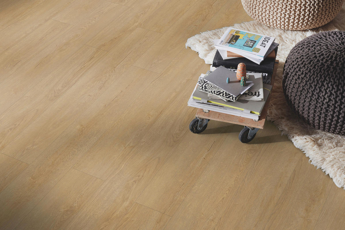 LAMINATBODEN Exquisit  - Eichefarben, KONVENTIONELL, Holz (138.0/19.3/0.8cm)