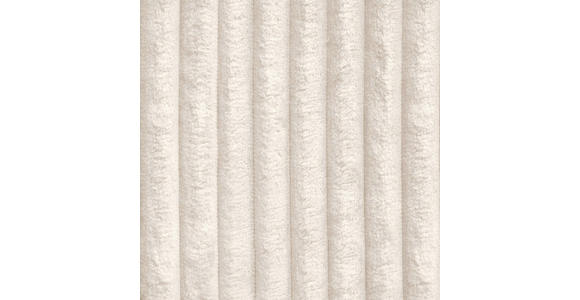 WOHNLANDSCHAFT Creme Cord  - Creme/Schwarz, MODERN, Kunststoff/Textil (153/350/153cm) - Xora