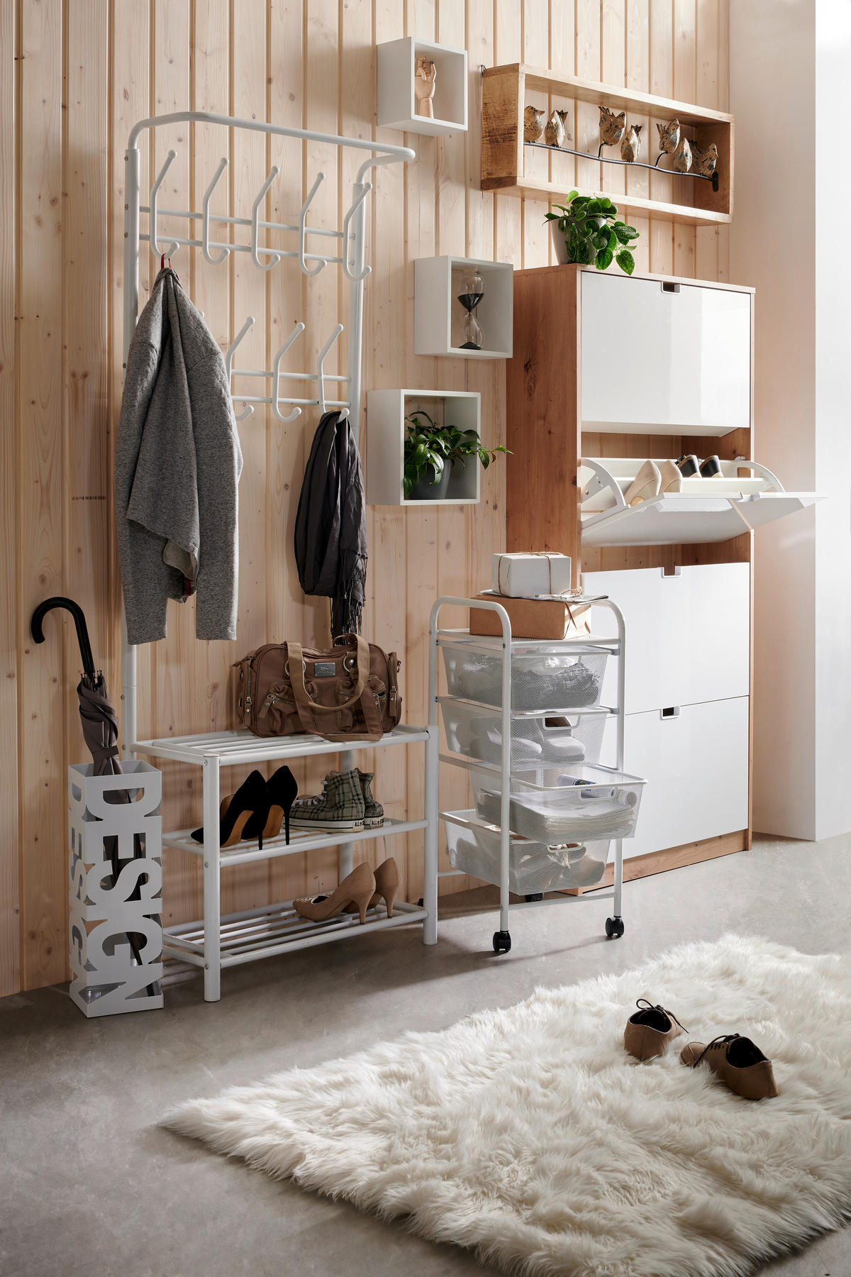 KLÄDHÄNGARE - vit, Design, metall (67/185/32cm) - Best Price